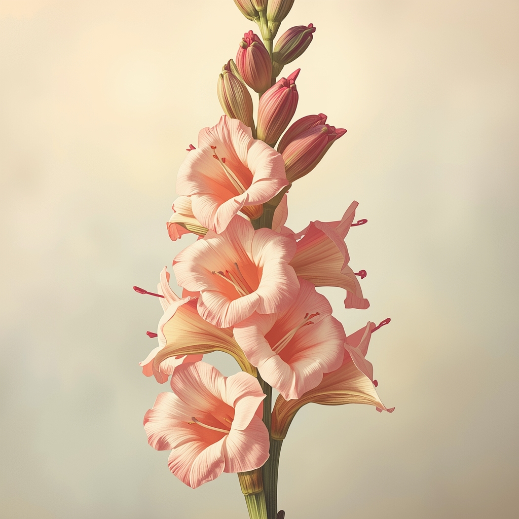 Gladiolus sa simptomima bakterijske paleži, pegavosti lista i sive truleži