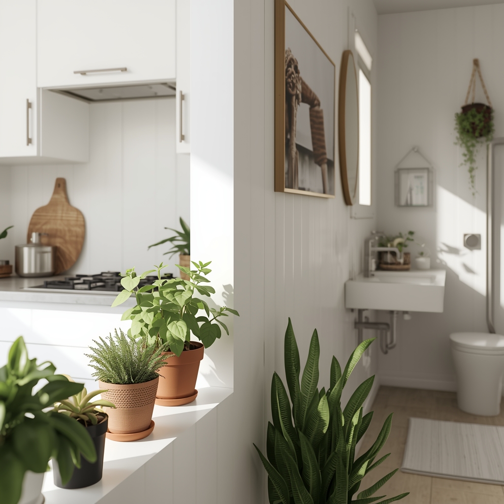 Sobne biljke u kuhinji i kupatilu prilagođene uslovima prostora