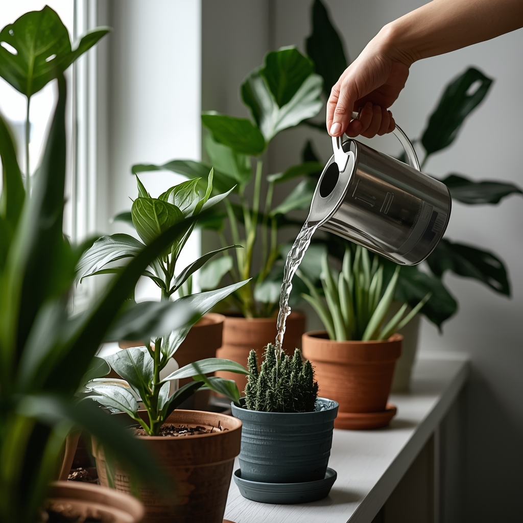 Pravilno zalivanje sobnog cveća u saksijama